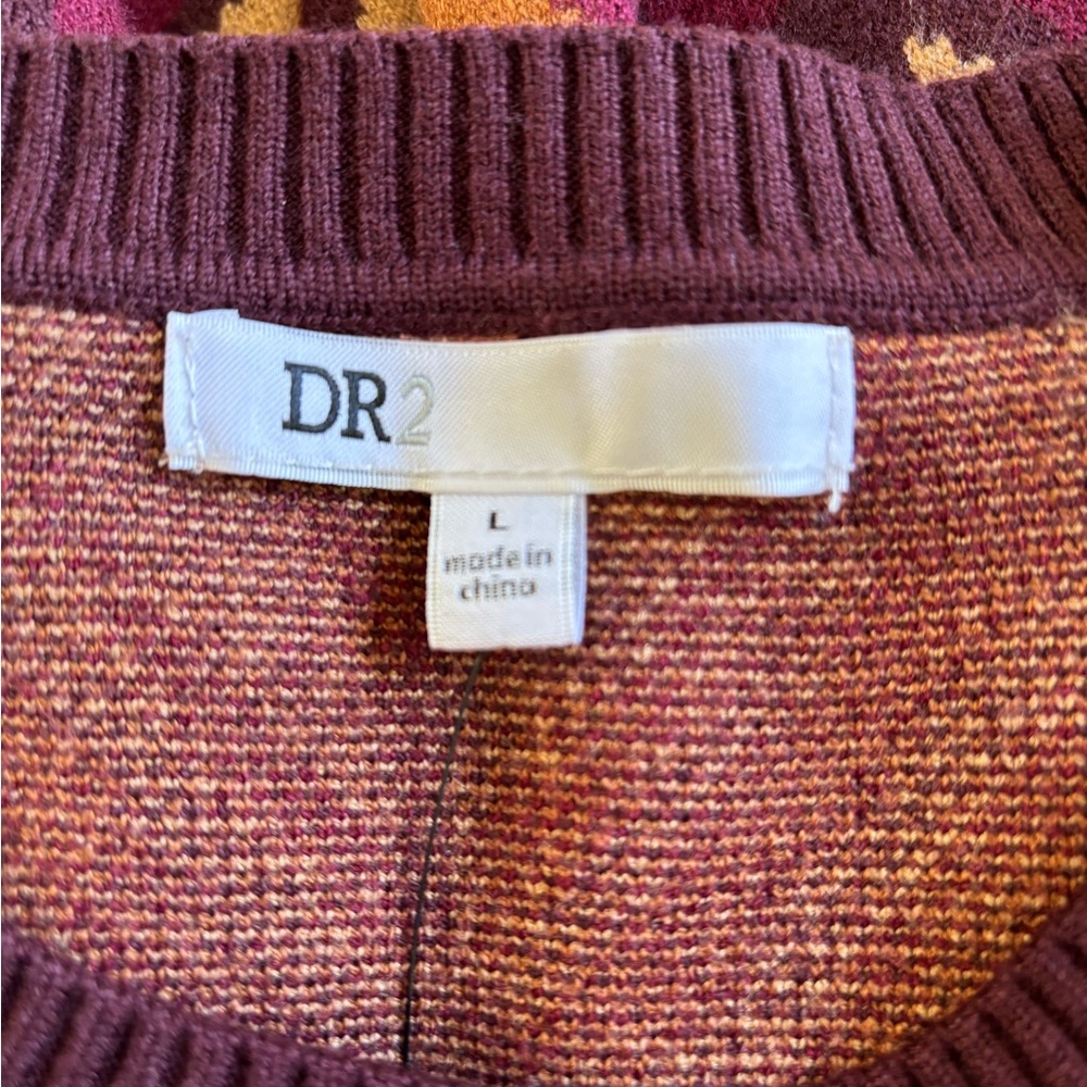 DR2 Berry/Rust Retro Sweater - Picture 5 of 11